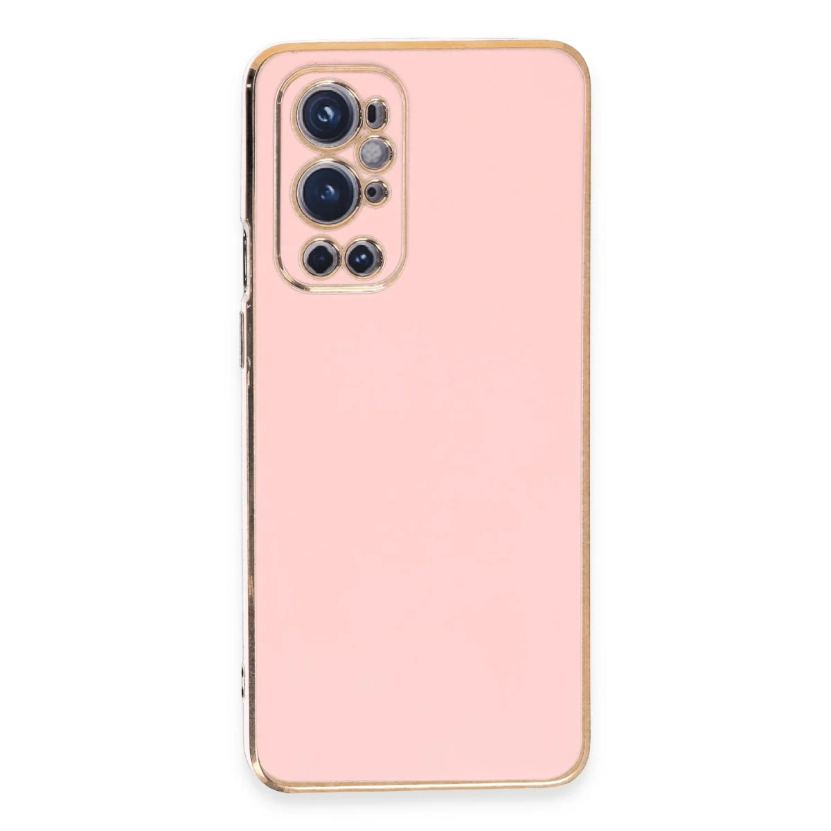 One Plus 9 Pro Kılıf Volet Silikon - Pembe | Şık & Dayanıklı Koruma
