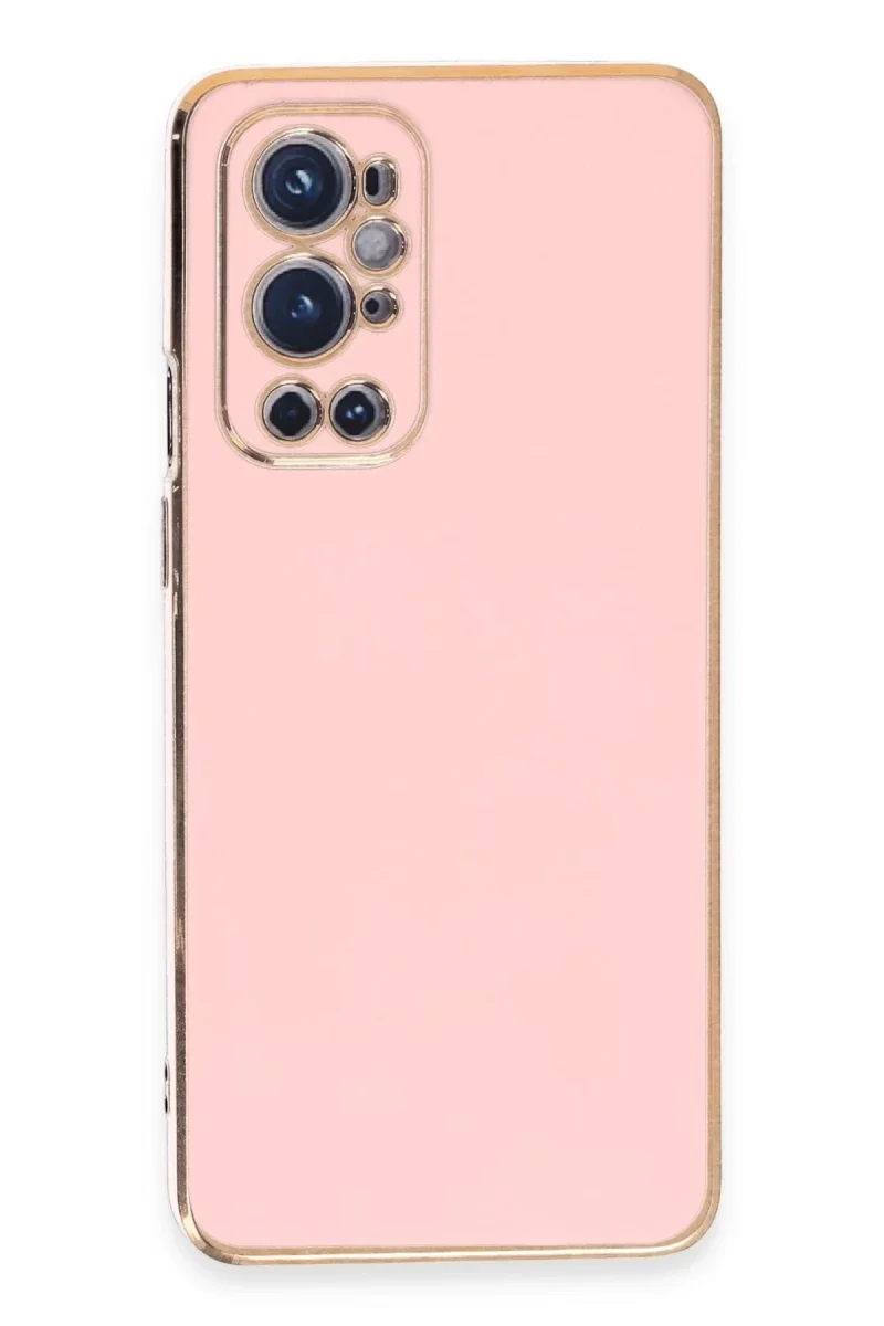 One Plus 9 Pro Kılıf Volet Silikon - Pembe One Plus 9 Pro Kılıf Volet Silikon - Pembe