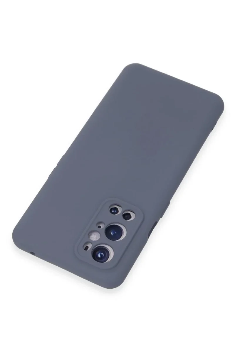 One Plus 9 Pro Kılıf Nano içi Kadife Silikon - Gri One Plus 9 Pro Kılıf Nano içi Kadife Silikon - Gri