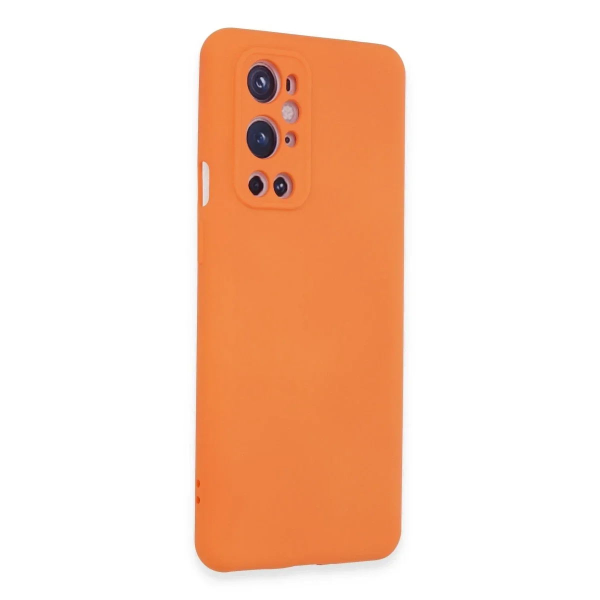One Plus 9 Pro Kılıf Nano içi Kadife Silikon - Turuncu One Plus 9 Pro Kılıf Nano içi Kadife Silikon - Turuncu