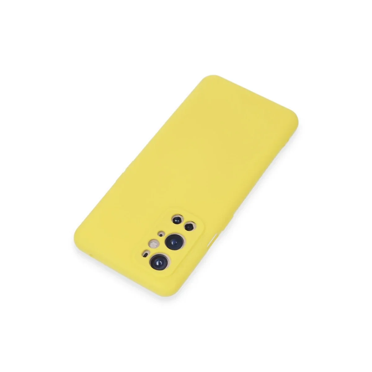 One Plus 9 Pro Kılıf Nano içi Kadife Silikon - Sarı One Plus 9 Pro Kılıf Nano içi Kadife Silikon - Sarı