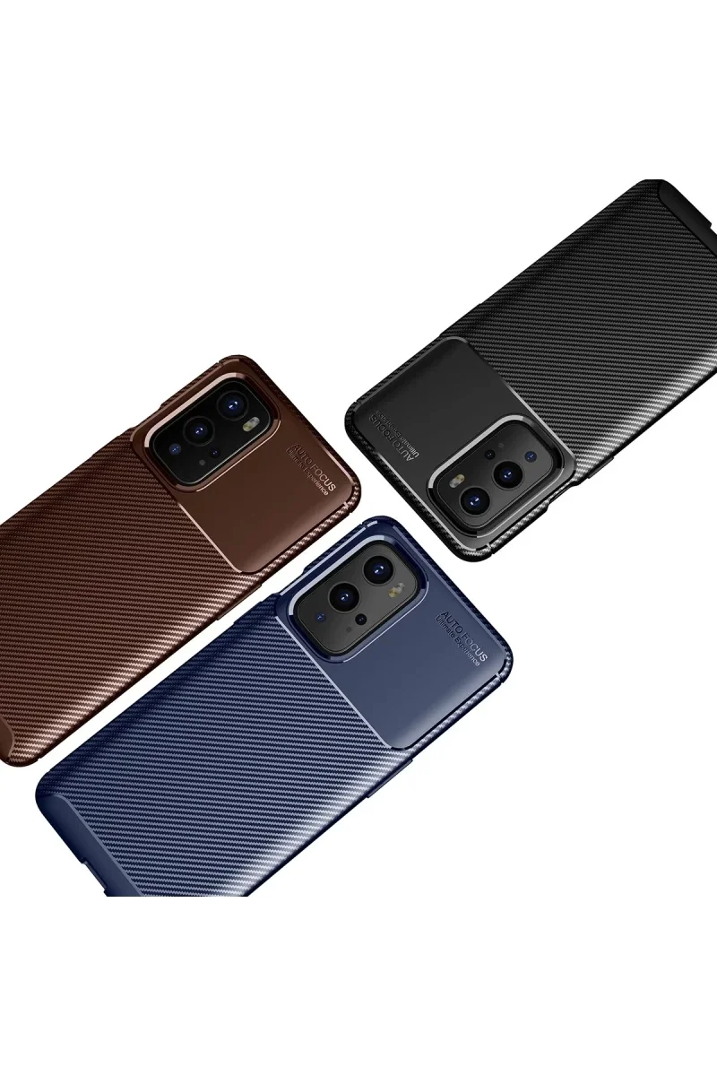 One Plus 9 Pro Kılıf Auto Focus Karbon Kapak - Siyah One Plus 9 Pro Kılıf Auto Focus Karbon Kapak - Siyah