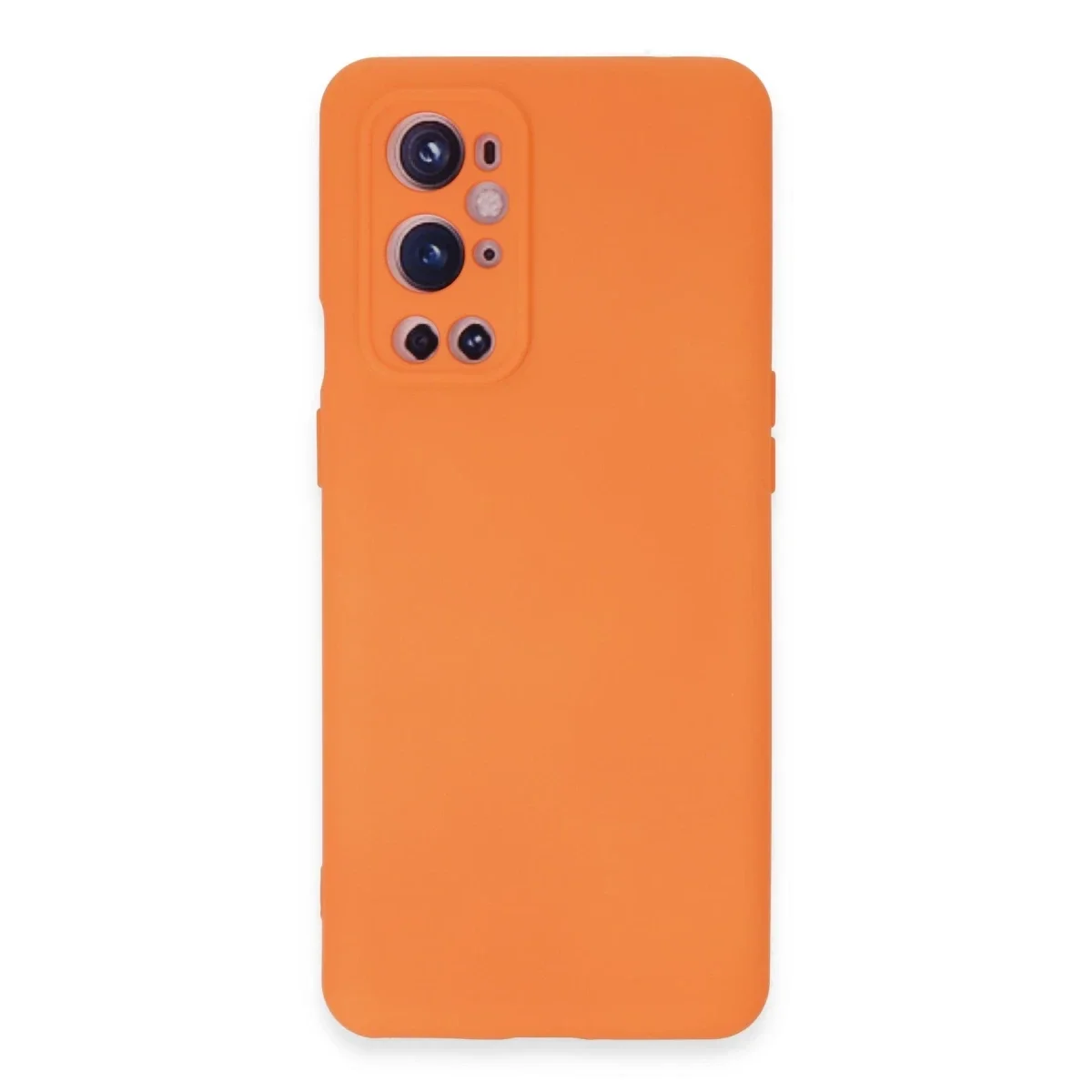 One Plus 9 Pro Kılıf Nano içi Kadife Silikon - Turuncu One Plus 9 Pro Kılıf Nano içi Kadife Silikon - Turuncu