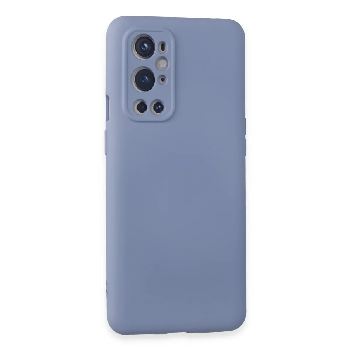 One Plus 9 Pro Nano İçi Kadife Silikon Kılıf - Mor ve Ultra Şık