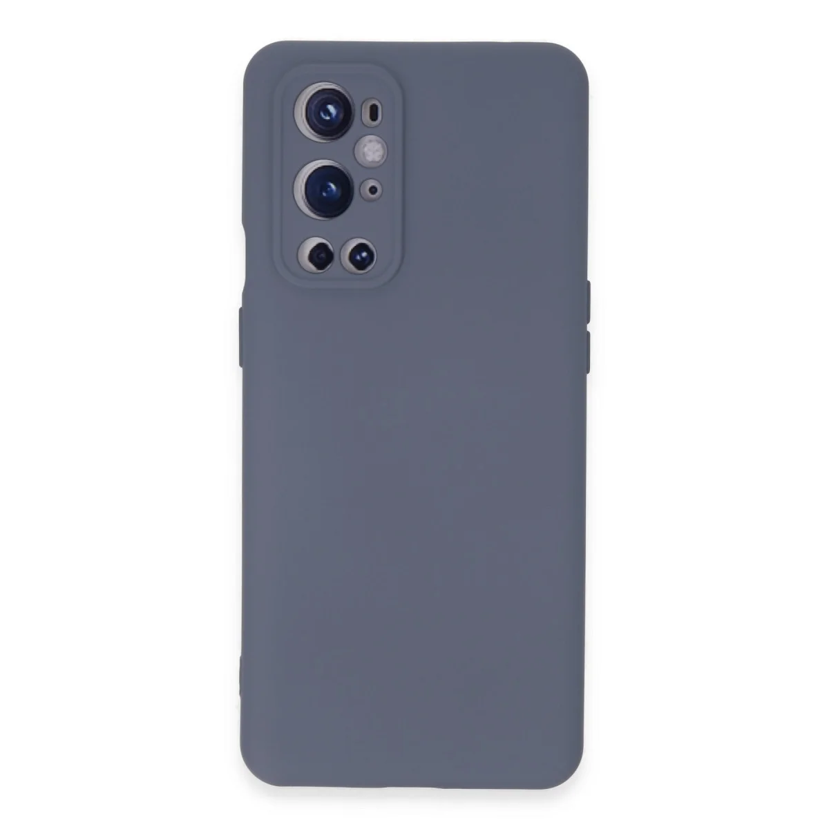 One Plus 9 Pro Nano İçi Kadife Silikon Kılıf - Gri, Yerli Üretim, Ultra Şık Koruma