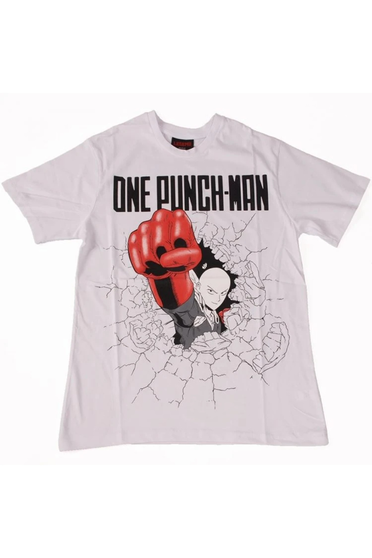 One Punch-Man No:1 Tişört Beyaz