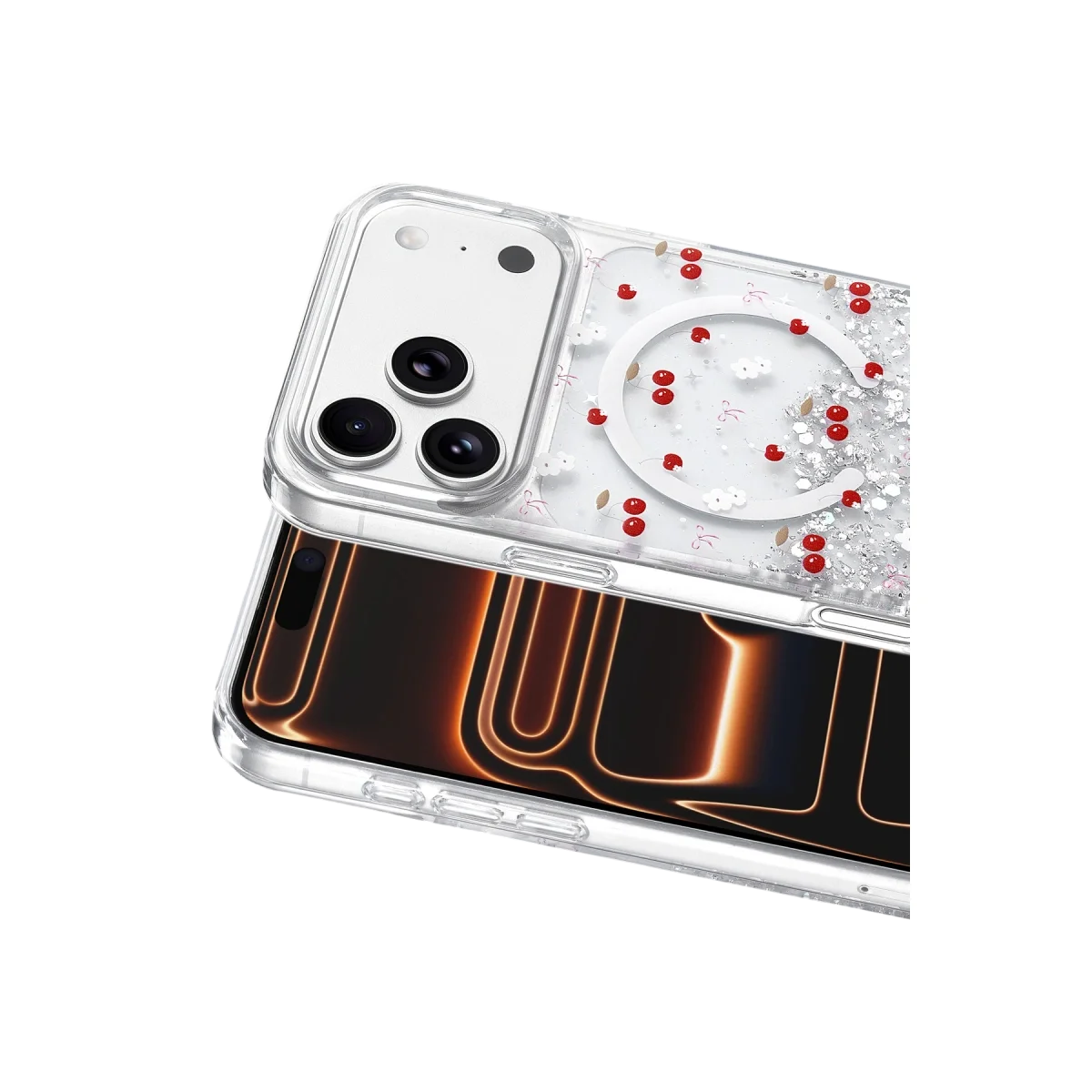Onegif Apple İphone 17 Pro Max Misk Simli Magsafe Kapak - Desen 5 Onegif Apple İphone 17 Pro Max Misk Simli Magsafe Kapak - Desen 5