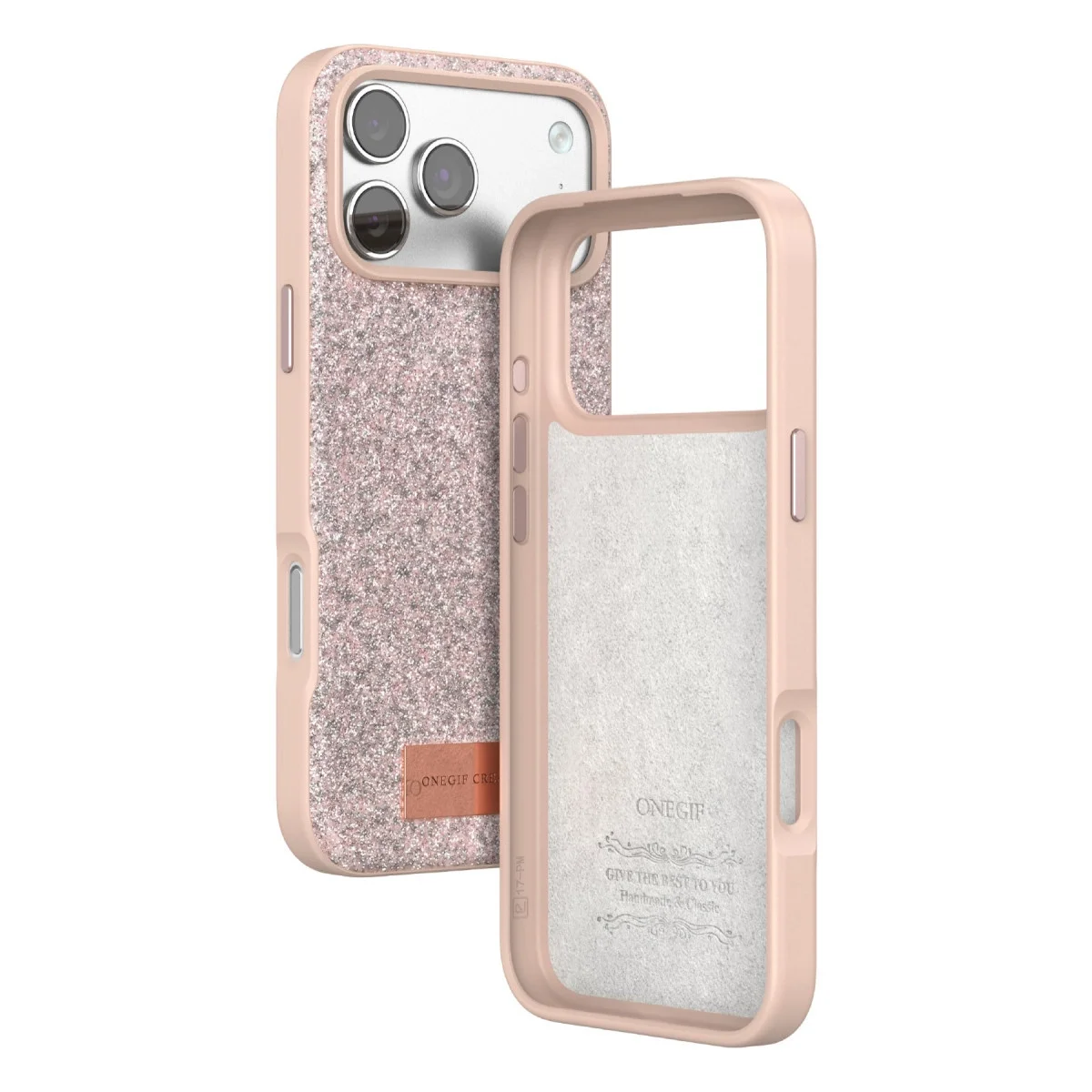 Onegif Apple İphone 17 Pro Max Bright Simli Kapak - Pembe Fiyatı, Yorumları ve Özellikleri