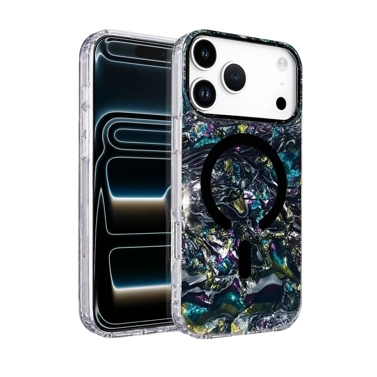 Onegif Apple İphone 17 Pro Mila Dalgalı Magsafe Kapak - Lacivert Onegif Apple İphone 17 Pro Mila Dalgalı Magsafe Kapak - Lacivert