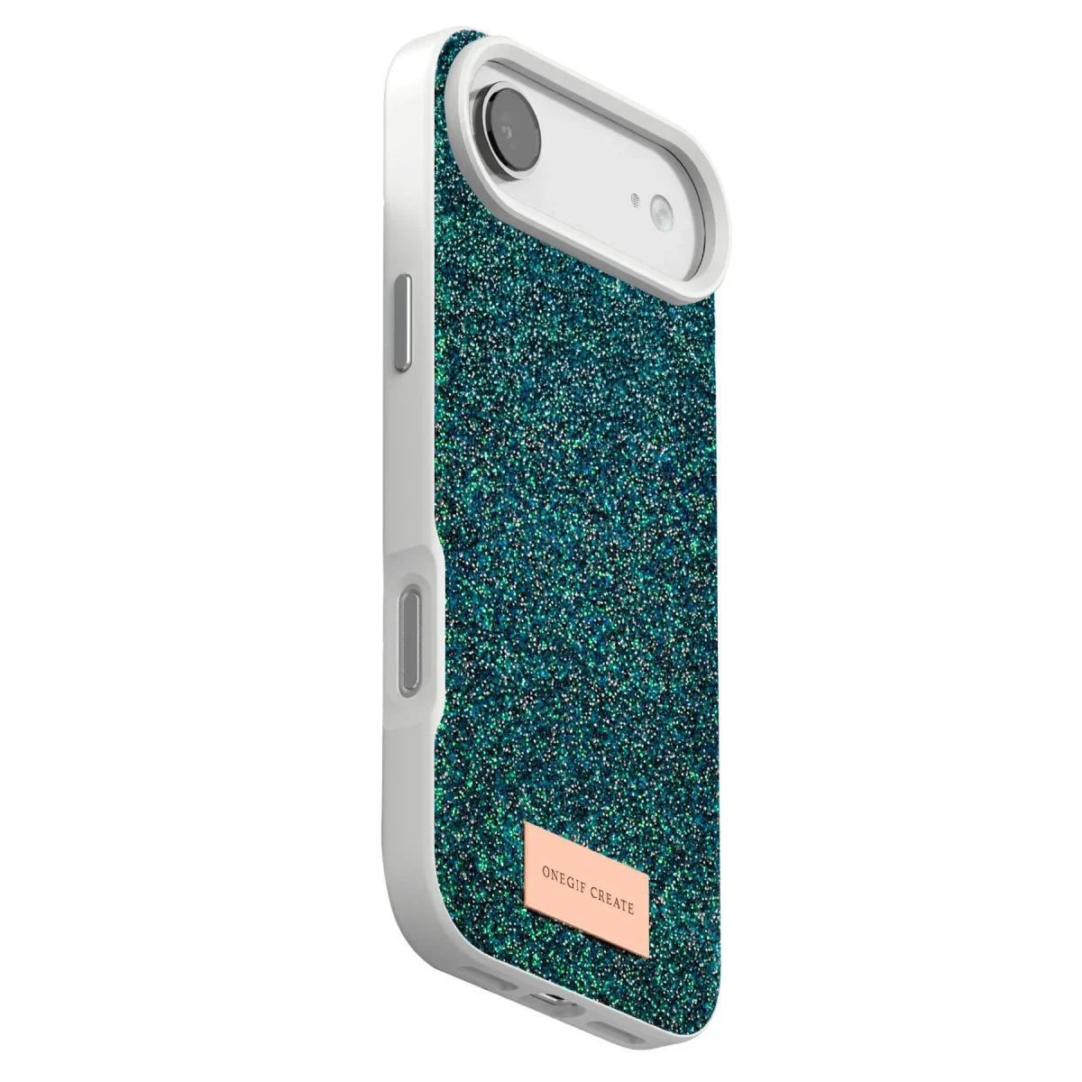 Onegif Apple İphone 17 Air Bright Simli Kapak - Koyu Yeşil Onegif Apple İphone 17 Air Bright Simli Kapak - Koyu Yeşil