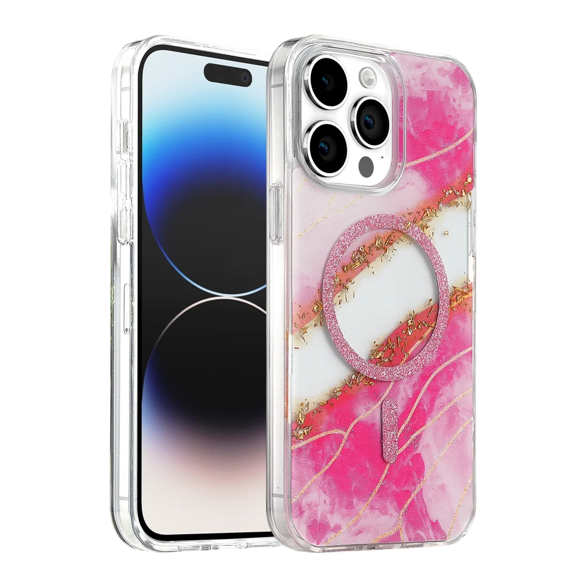 Onegif Apple İphone 15 Pro Max Lotus Simli Magsafe Kapak - Pembe Fiyatı, Yorumları ve Özellikleri