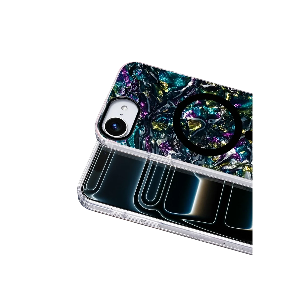 Onegif Apple İphone 17e Mila Dalgalı Magsafe Kapak - Lacivert Onegif Apple İphone 17e Mila Dalgalı Magsafe Kapak - Lacivert