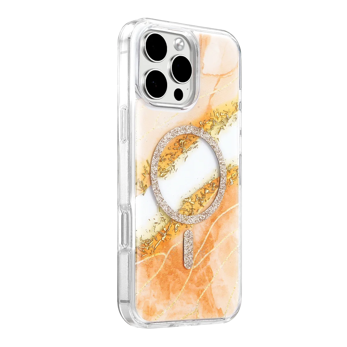 Onegif Apple İphone 16 Pro Max Lotus Simli Magsafe Kapak - Turuncu Fiyatı, Yorumları ve Özellikleri