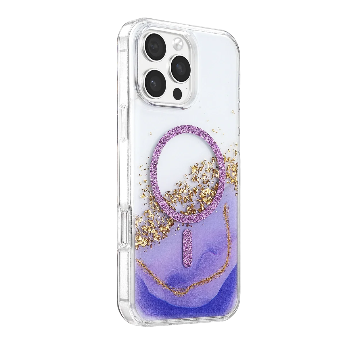 Onegif Apple İphone 16 Pro Max Lotus Simli Magsafe Kapak - Mor Fiyatı, Yorumları ve Özellikleri