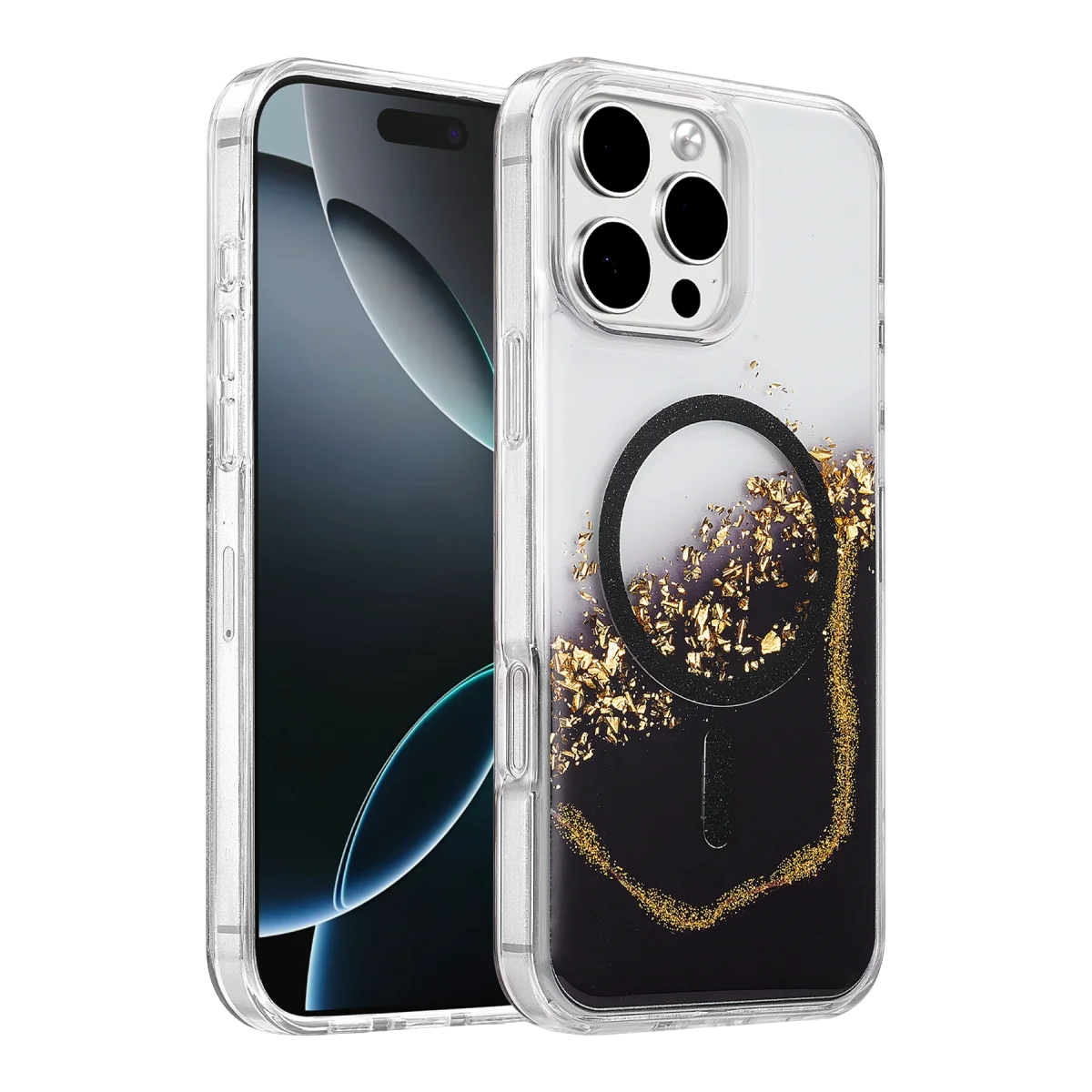 Onegif Apple İphone 16 Pro Max Lotus Simli Magsafe Kapak - Siyah Fiyatı, Yorumları ve Özellikleri
