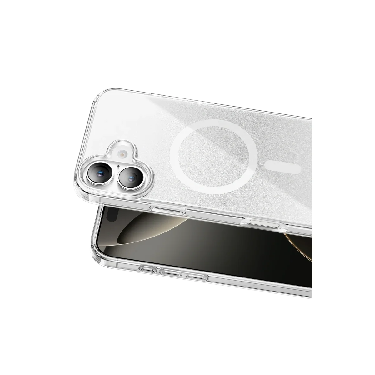 Onegif Apple İphone 16 Sora Simli Magsafe Kapak - Beyaz Onegif Apple İphone 16 Sora Simli Magsafe Kapak - Beyaz