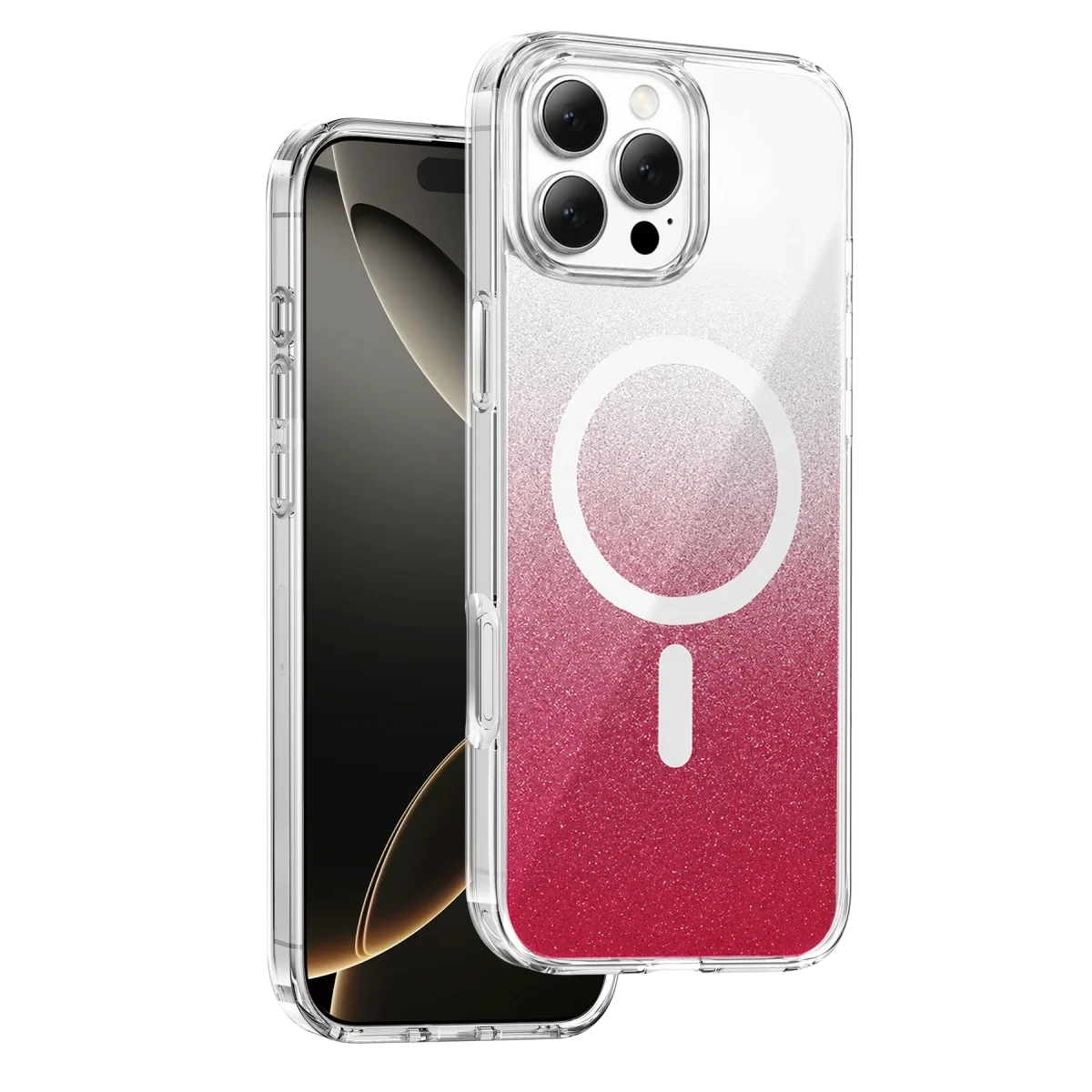 Onegif Apple İphone 16 Pro Max Sora Simli Magsafe Kapak - Kırmızı Onegif Apple İphone 16 Pro Max Sora Simli Magsafe Kapak - Kırmızı