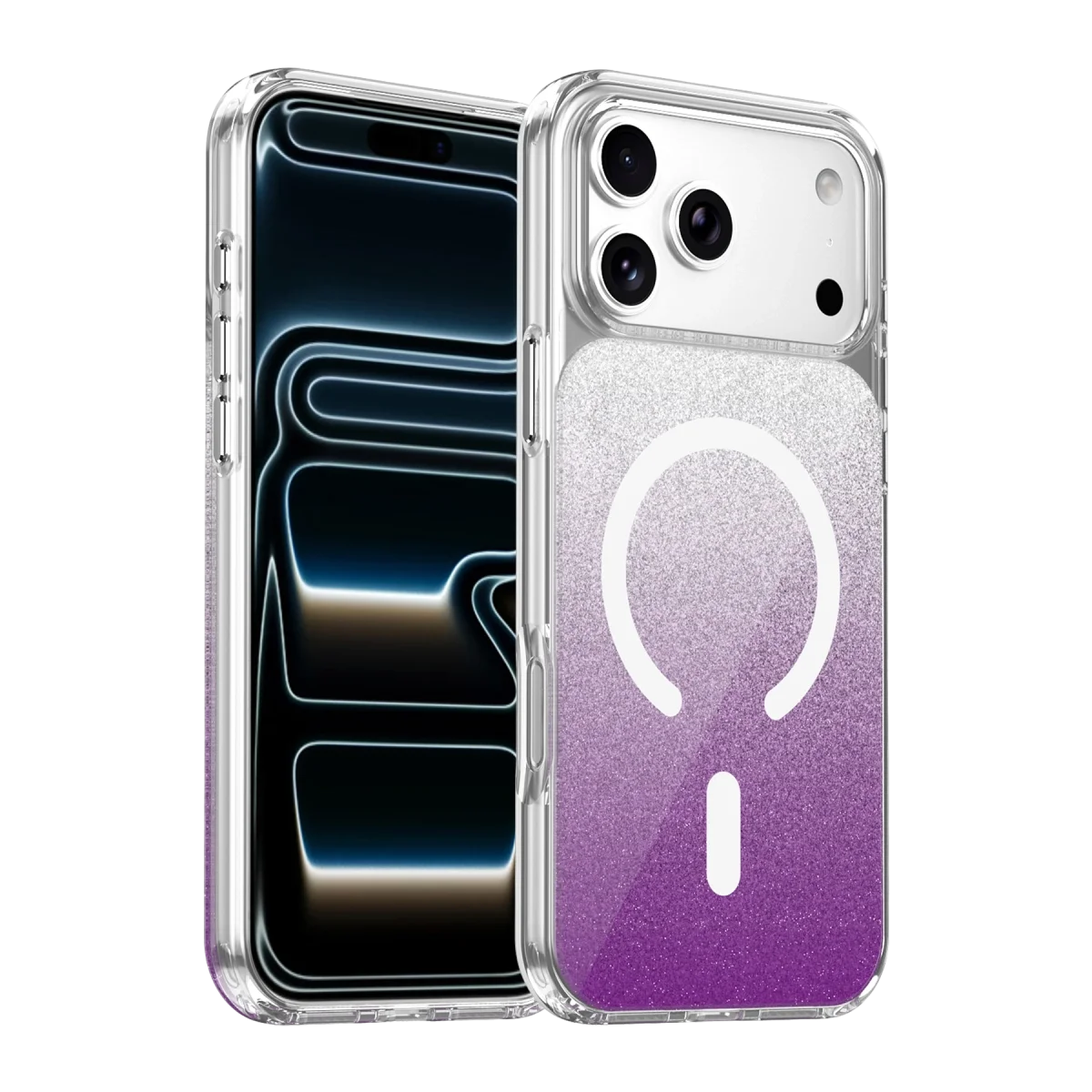 Onegif Apple İphone 17 Pro Max Sora Simli Magsafe Kapak - Mor Onegif Apple İphone 17 Pro Max Sora Simli Magsafe Kapak - Mor