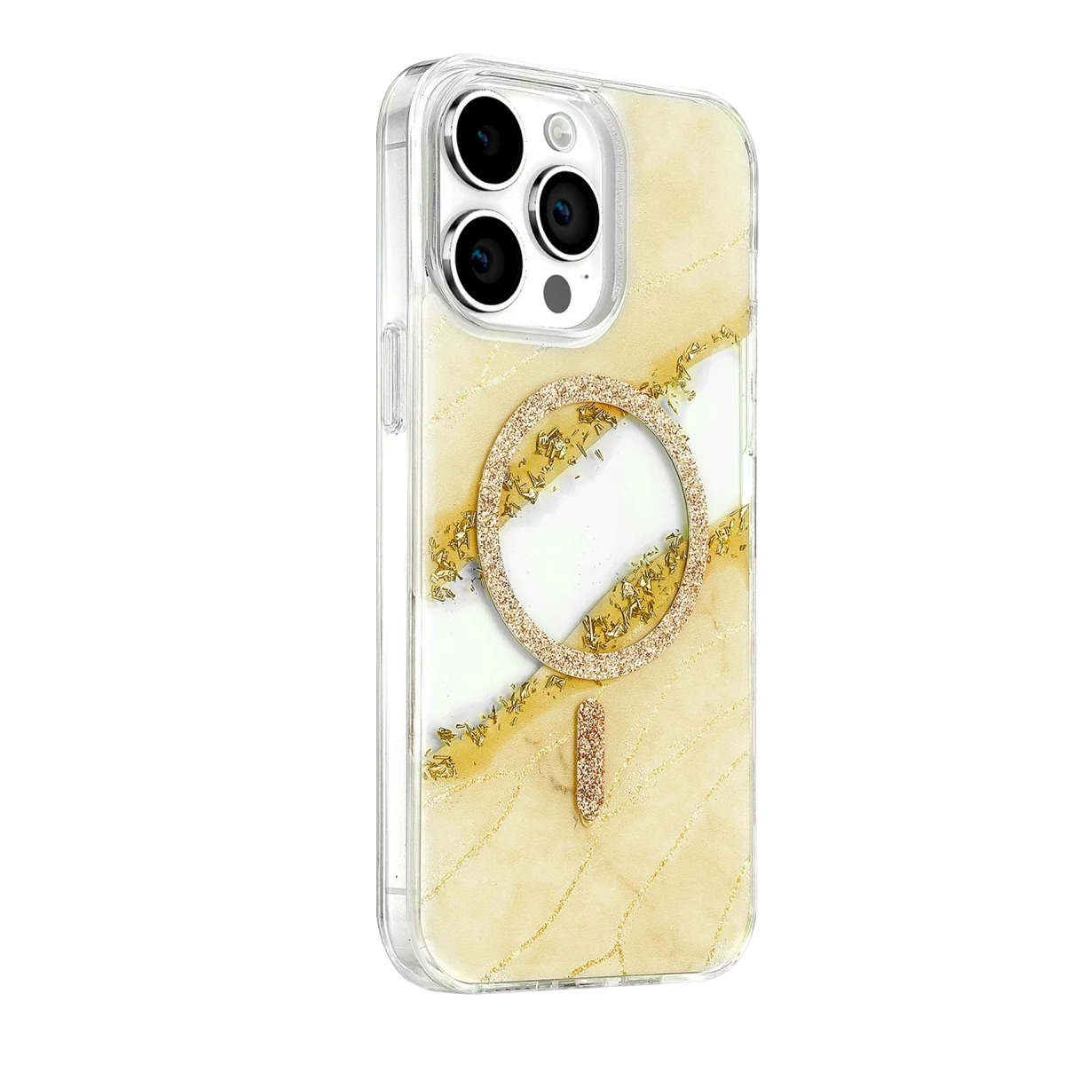 Onegif Apple İphone 14 Pro Max Lotus Simli Magsafe Kapak - Gümüş Fiyatı, Yorumları ve Özellikleri