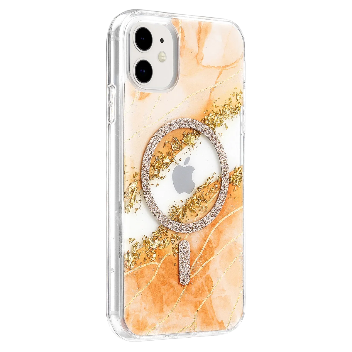 Onegif Apple İphone 11 Lotus Simli Magsafe Kapak - Turuncu Fiyatı, Yorumları ve Özellikleri