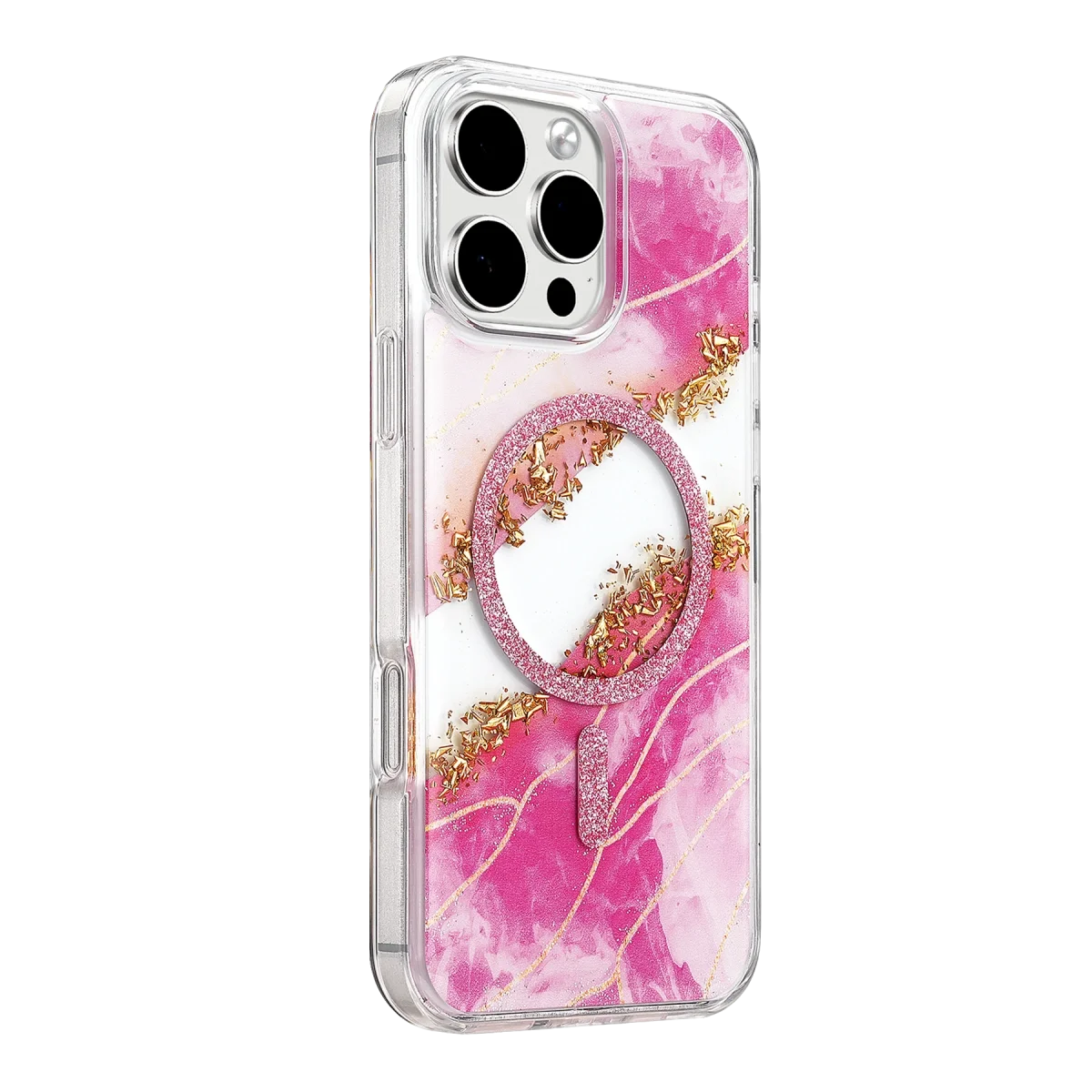 Onegif Apple İphone 16 Pro Max Lotus Simli Magsafe Kapak - Pembe Fiyatı, Yorumları ve Özellikleri