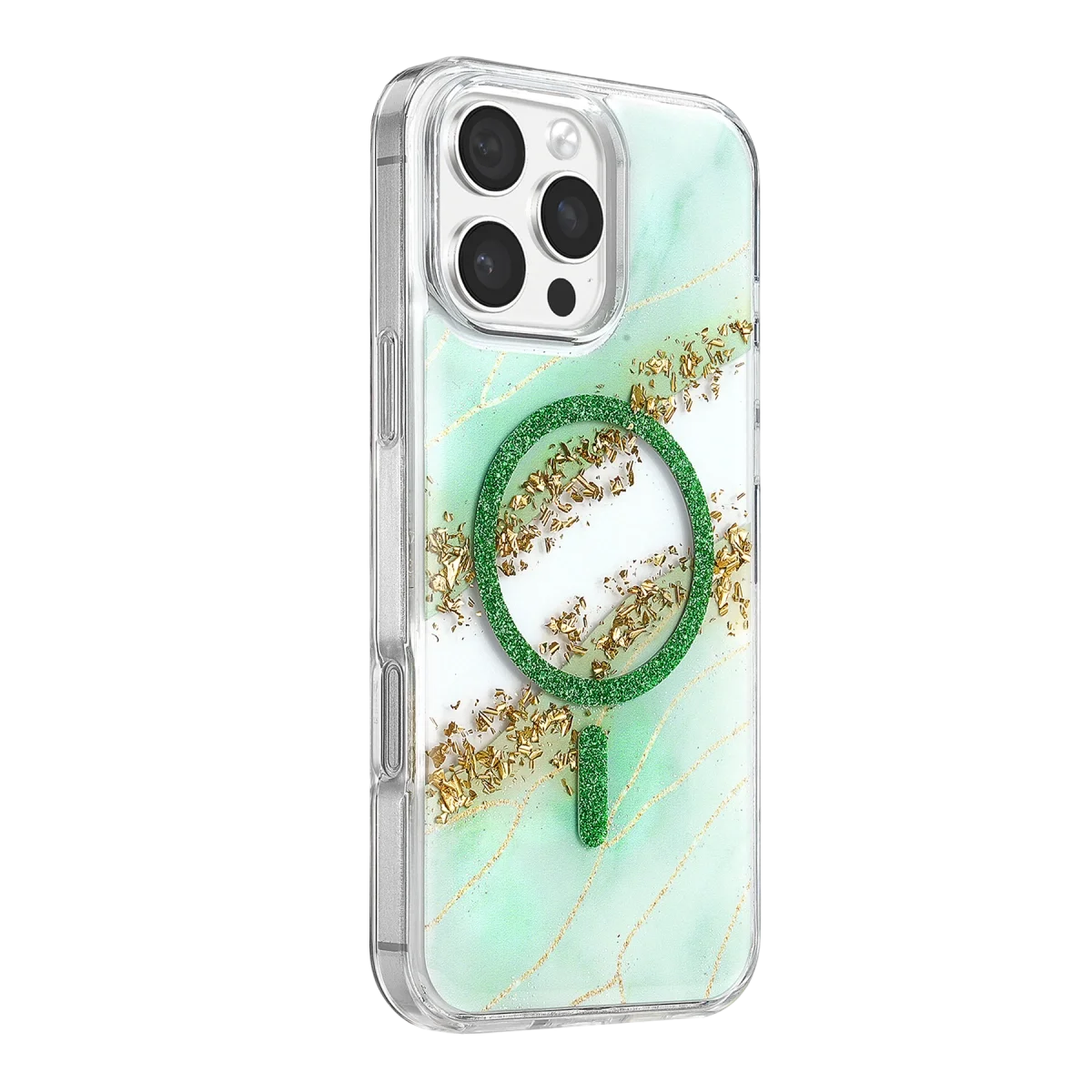 Onegif Apple İphone 16 Pro Max Lotus Simli Magsafe Kapak - Yeşil Fiyatı, Yorumları ve Özellikleri