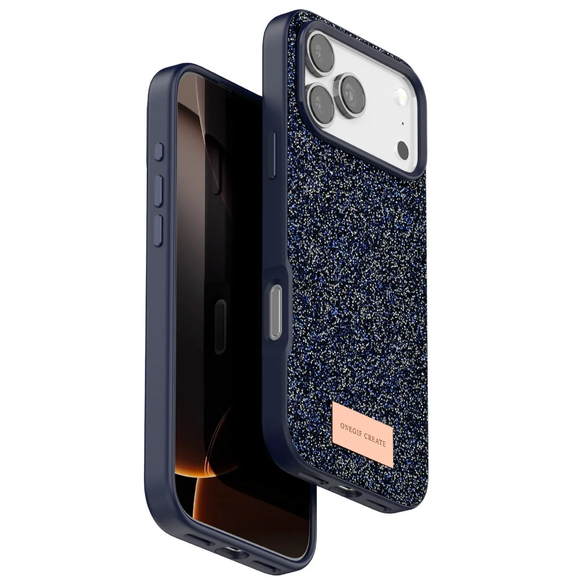 Onegif Apple İphone 17 Pro Max Bright Simli Kapak - Mavi Fiyatı, Yorumları ve Özellikleri
