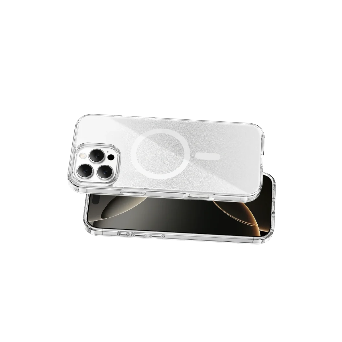 Onegif Apple İphone 16 Pro Max Sora Simli Magsafe Kapak - Beyaz Onegif Apple İphone 16 Pro Max Sora Simli Magsafe Kapak - Beyaz