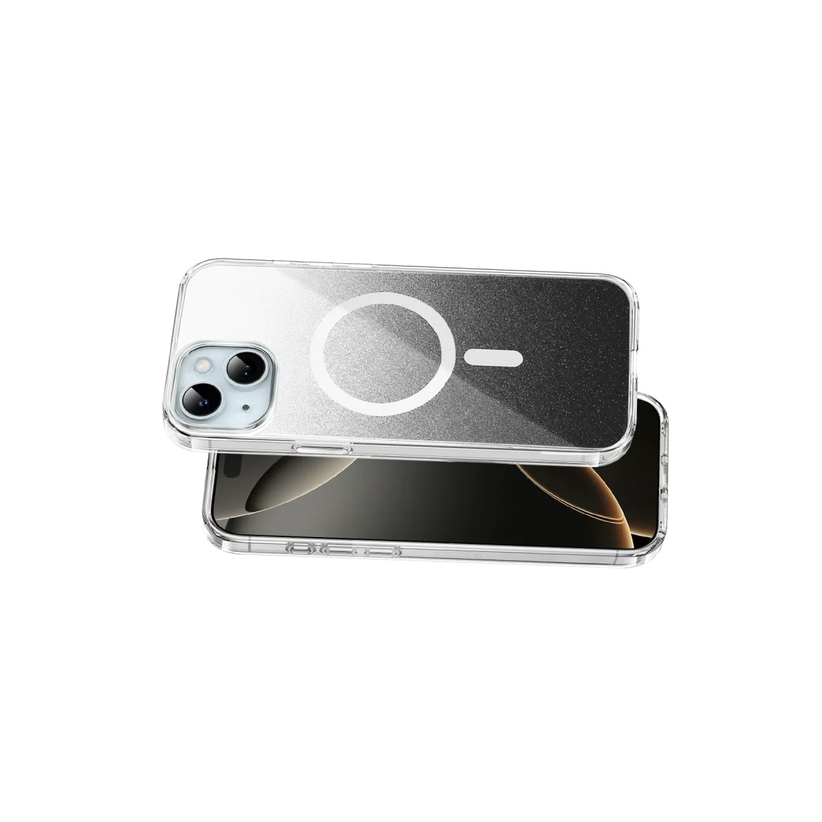 Onegif Apple İphone 15 Sora Simli Magsafe Kapak - Siyah