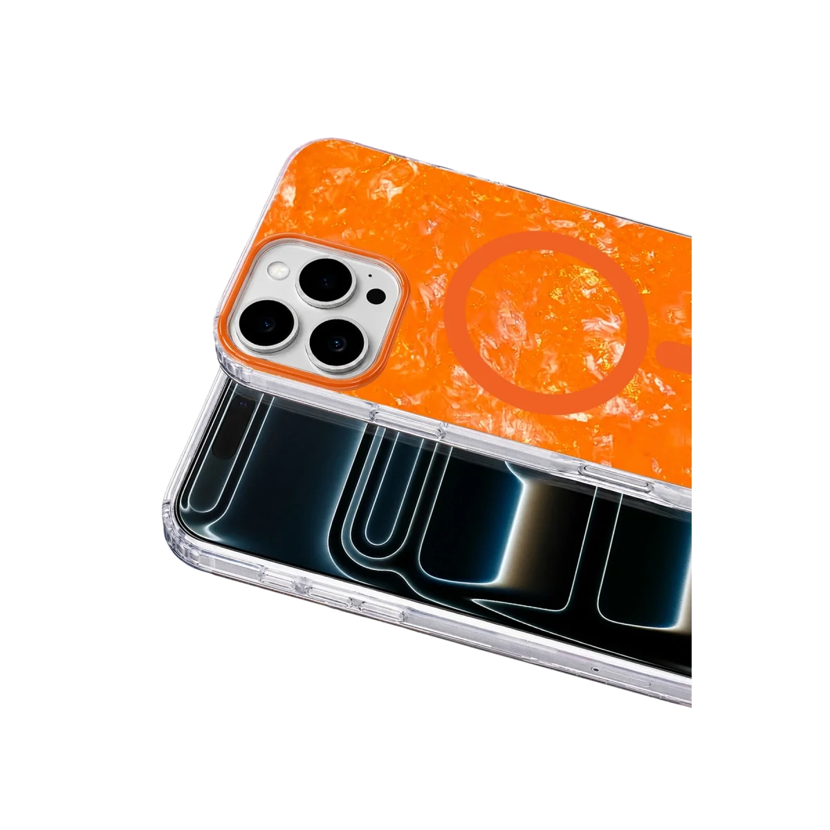 Onegif Apple İphone 16 Pro Max Mila Dalgalı Magsafe Kapak - Turuncu Onegif Apple İphone 16 Pro Max Mila Dalgalı Magsafe Kapak - Turuncu