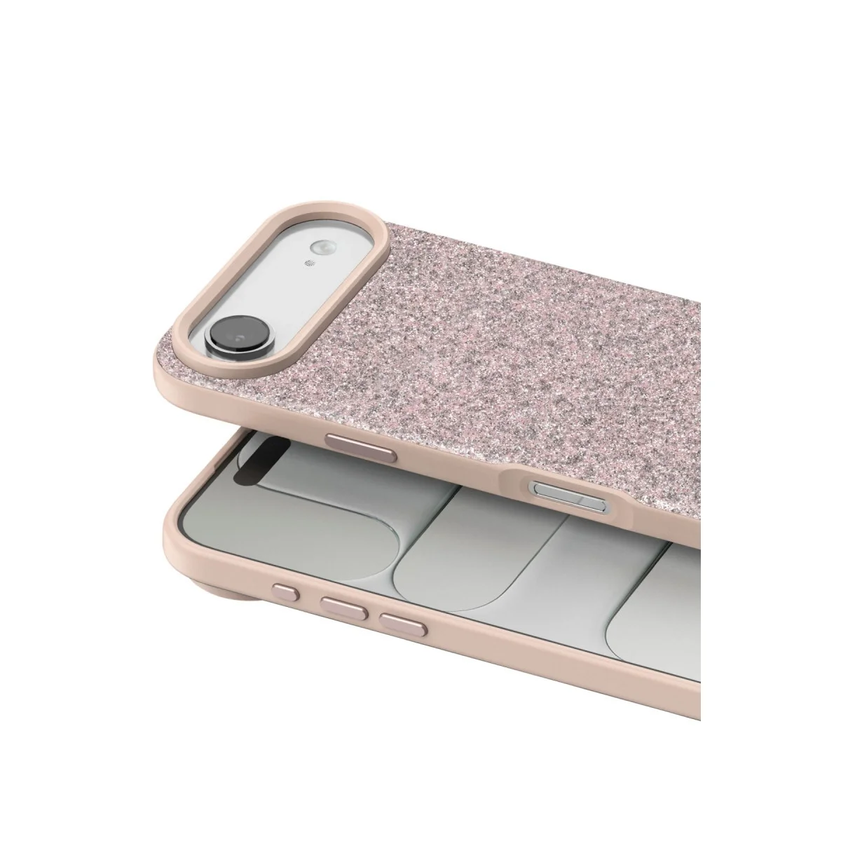 Onegif Apple İphone 17 Air Bright Simli Kapak - Pembe Fiyatı, Yorumları ve Özellikleri