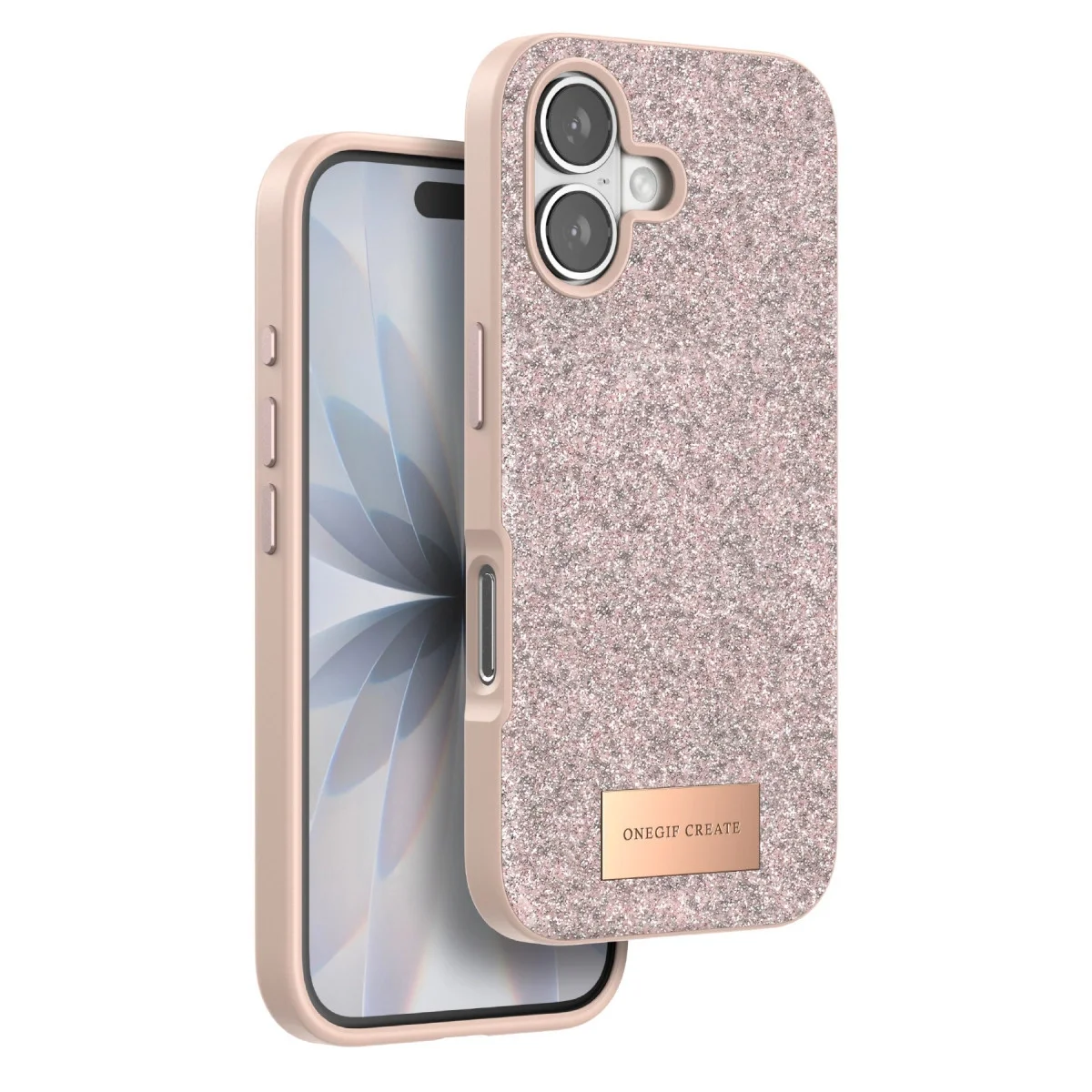 Onegif Apple İphone 17 Bright Simli Kapak - Pembe Fiyatı, Yorumları ve Özellikleri