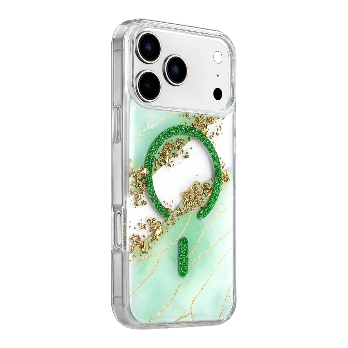 Onegif Apple İphone 17 Pro Lotus Simli Magsafe Kapak - Yeşil Fiyatı, Yorumları ve Özellikleri