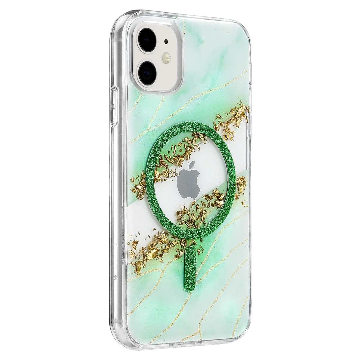 Onegif Apple İphone 11 Lotus Simli Magsafe Kapak - Yeşil Fiyatı, Yorumları ve Özellikleri