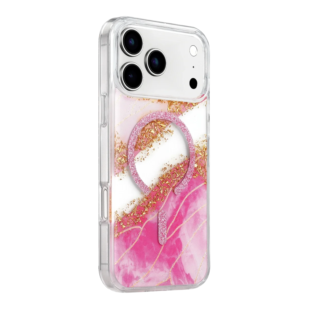 Onegif Apple İphone 17 Pro Lotus Simli Magsafe Kapak - Pembe Fiyatı, Yorumları ve Özellikleri