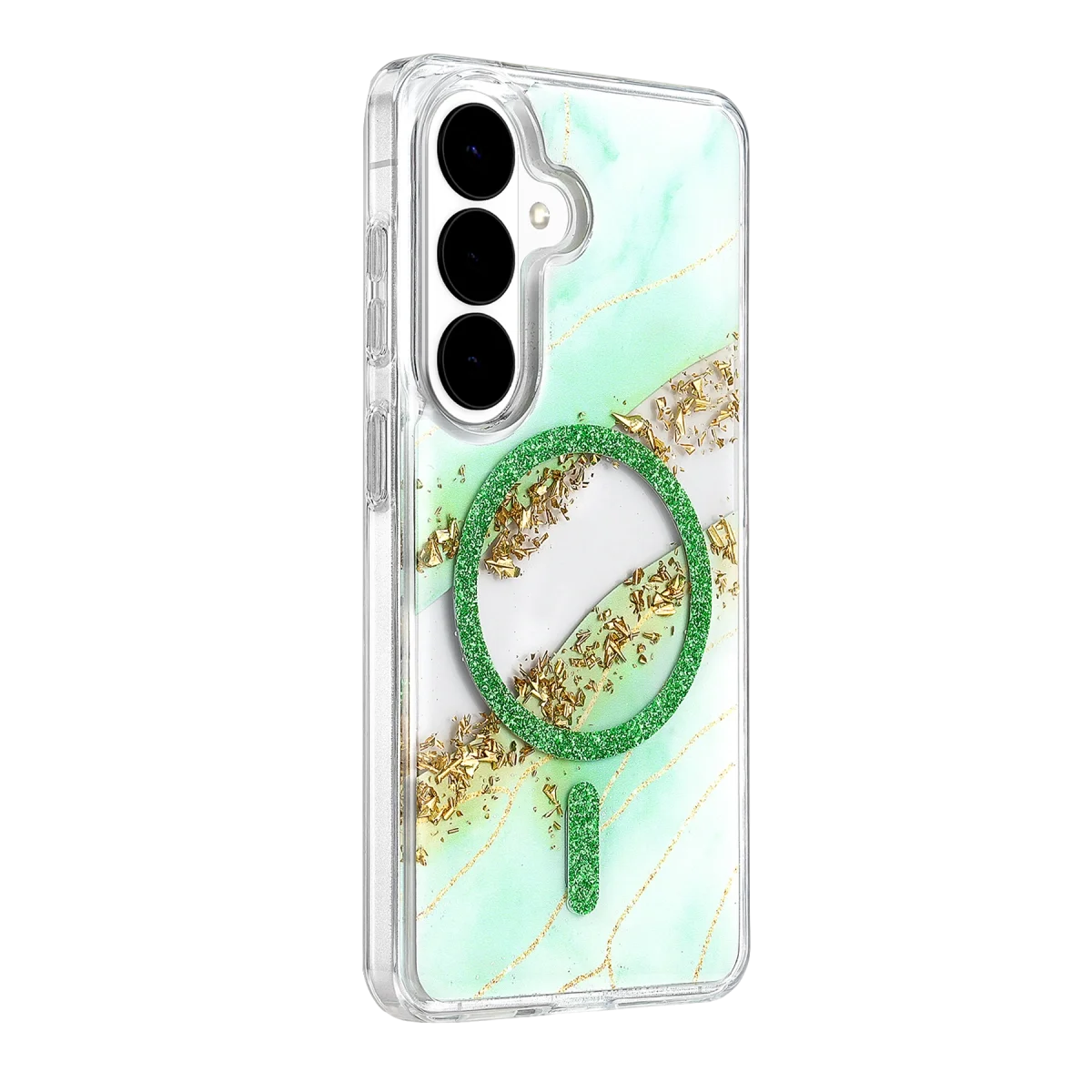 Onegif Samsung Galaxy S26 Lotus Simli Magsafe Kapak - Yeşil Fiyatı, Yorumları ve Özellikleri