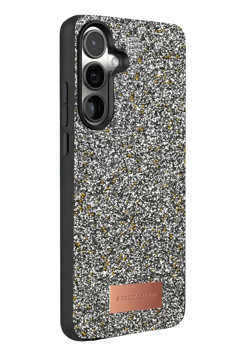 Onegif Samsung Galaxy A37 5G Bright Simli Kapak - Gold Onegif Samsung Galaxy A37 5G Bright Simli Kapak - Gold