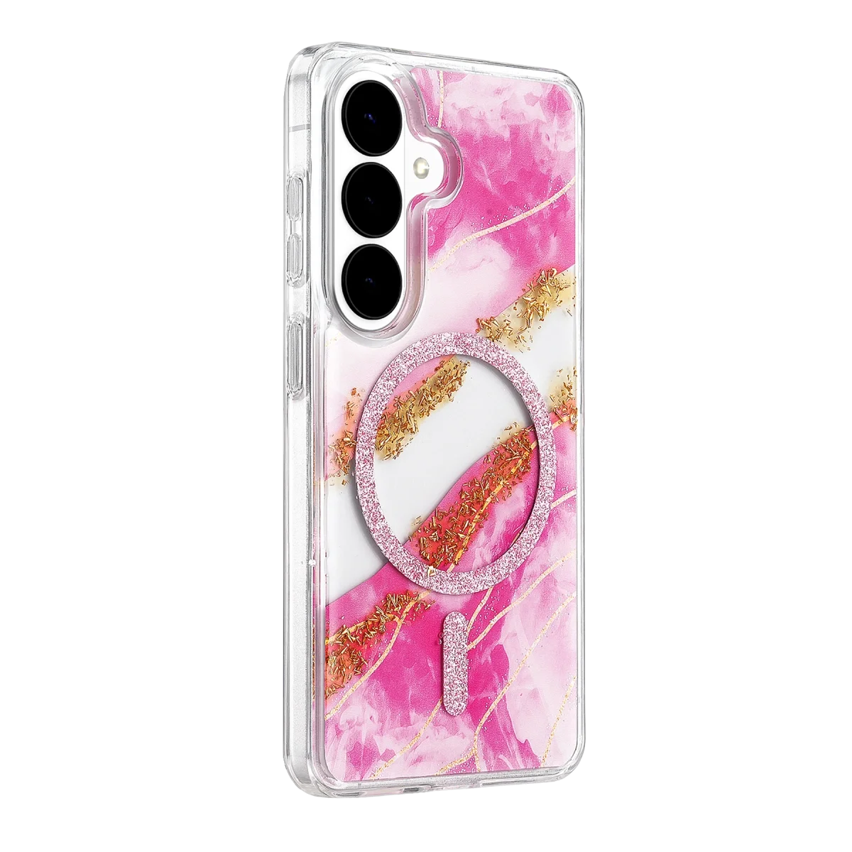 Onegif Samsung Galaxy S26 Lotus Simli Magsafe Kapak - Pembe Fiyatı, Yorumları ve Özellikleri