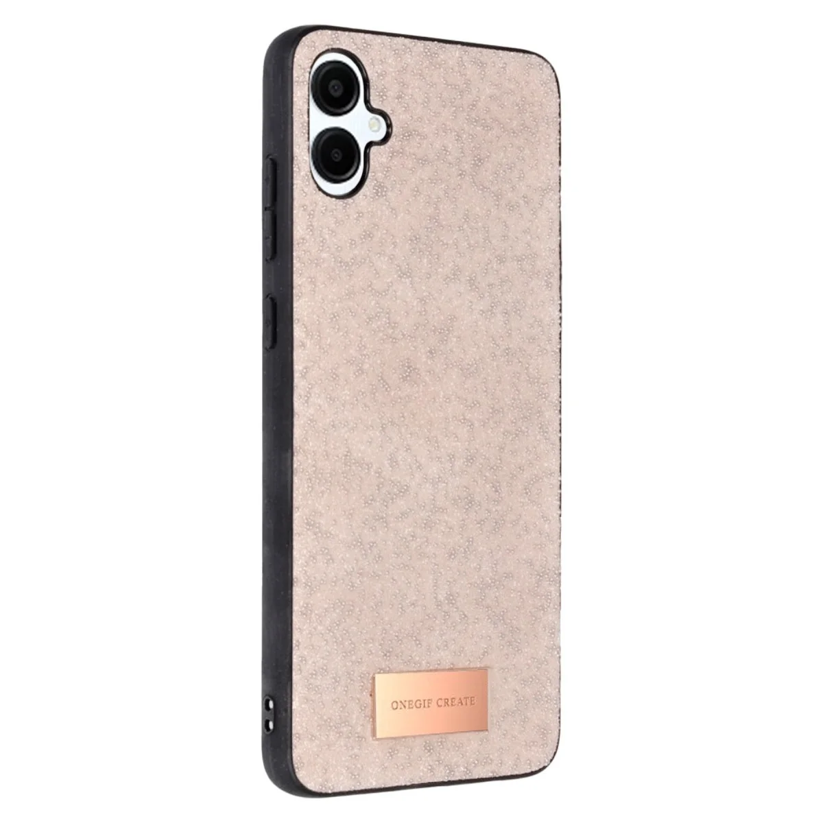 Onegif Samsung Galaxy A06 Bright Simli Kapak - Pembe