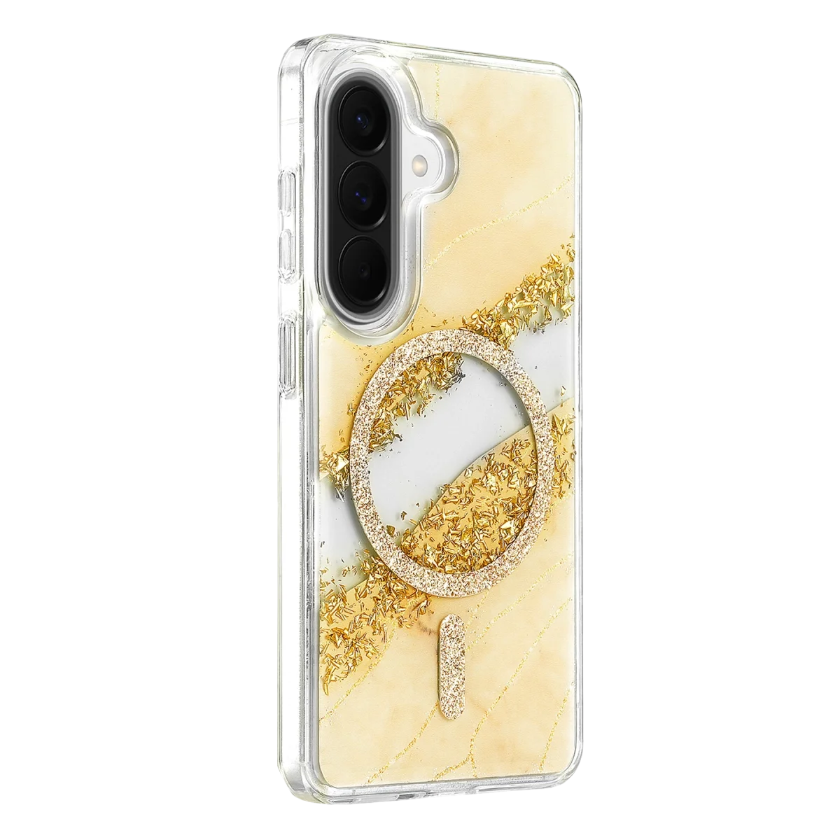 Onegif Samsung Galaxy A56 Lotus Simli Magsafe Kapak - Gümüş Fiyatı, Yorumları ve Özellikleri
