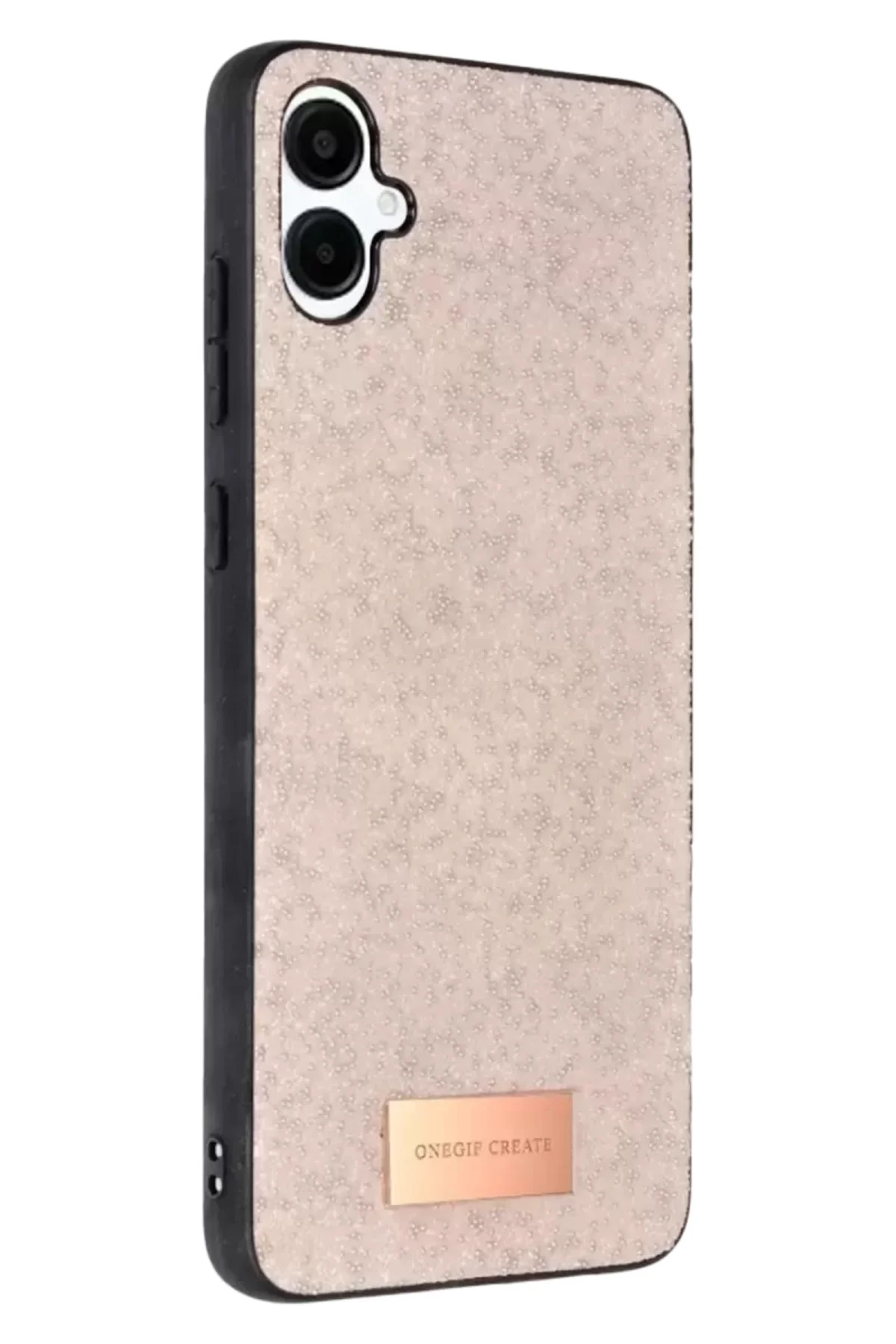 Onegif Samsung Galaxy A06 Bright Simli Kapak - Pembe