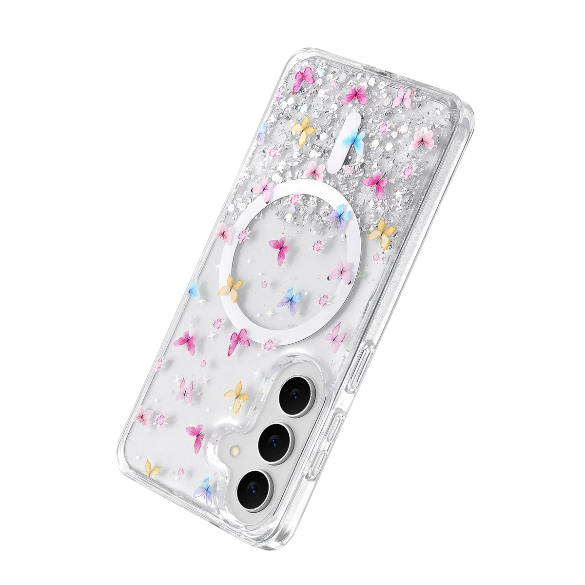 Onegif Samsung Galaxy S26 Misk Simli Magsafe Kapak - Desen 4 Onegif Samsung Galaxy S26 Misk Simli Magsafe Kapak - Desen 4