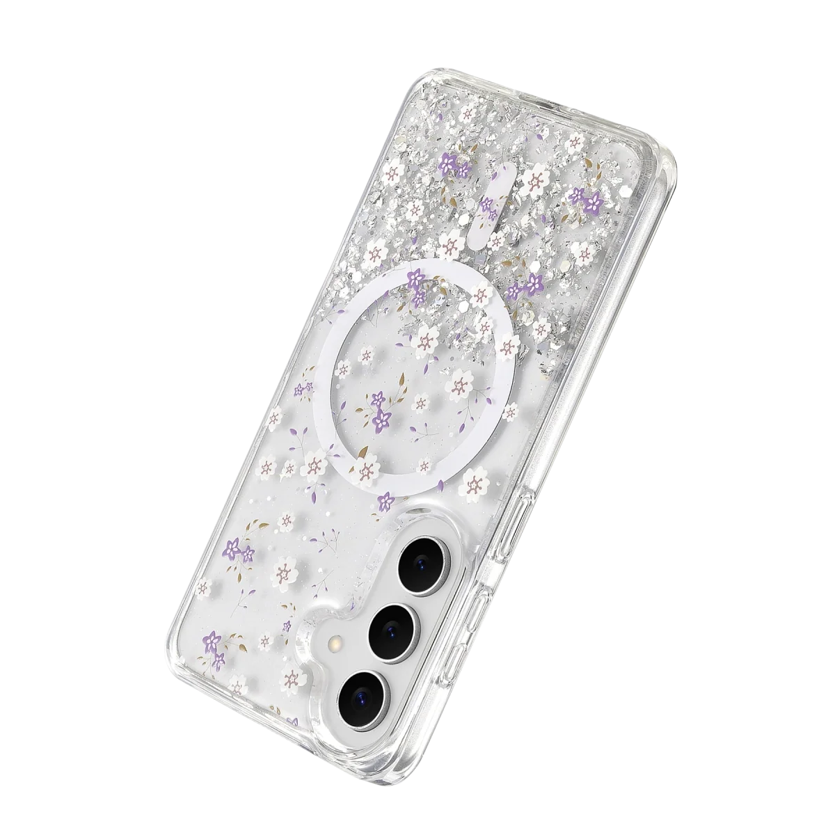 Onegif Samsung Galaxy S26 Misk Simli Magsafe Kapak - Desen 2 Onegif Samsung Galaxy S26 Misk Simli Magsafe Kapak - Desen 2