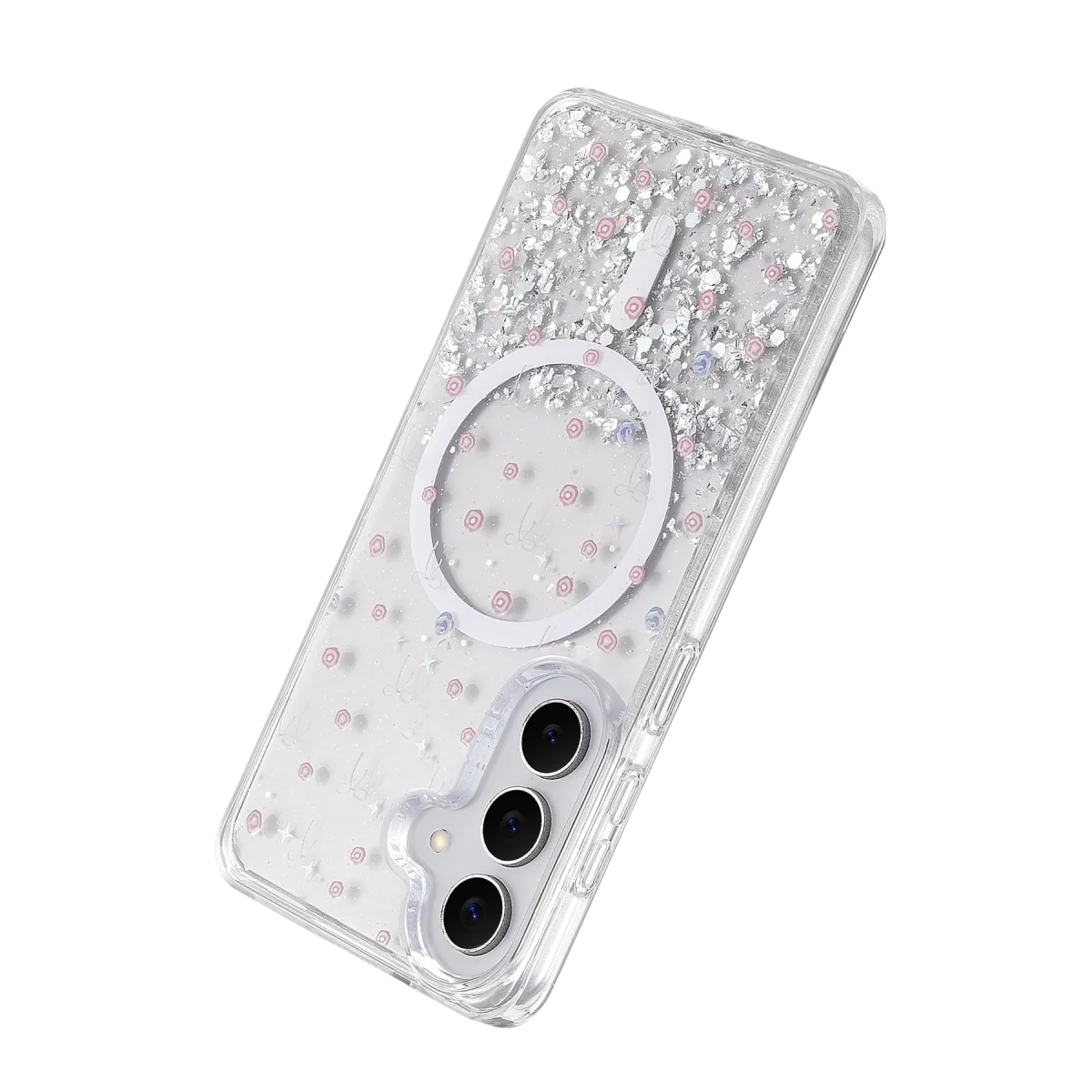 Onegif Samsung Galaxy S26 Misk Simli Magsafe Kapak - Desen 1 Onegif Samsung Galaxy S26 Misk Simli Magsafe Kapak - Desen 1