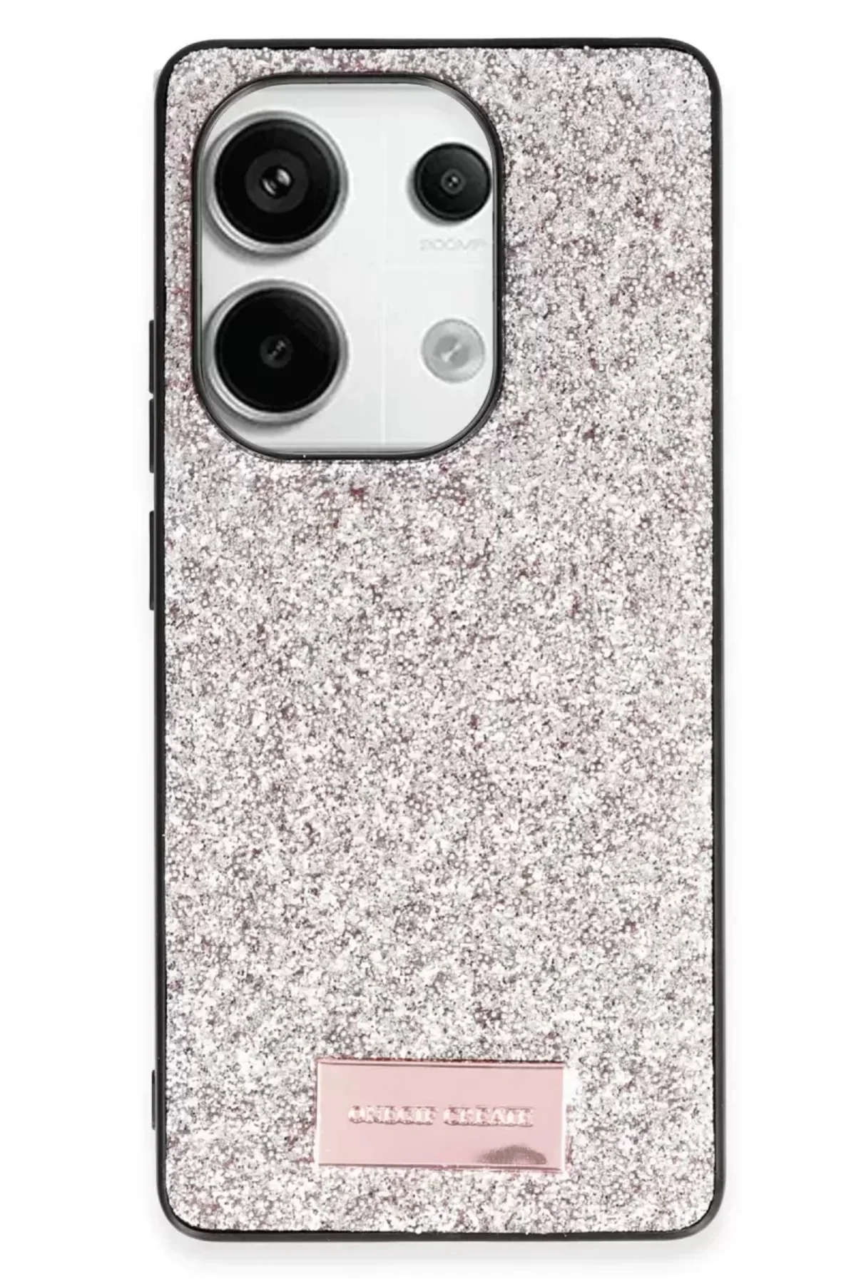 Onegif Xiaomi Redmi Note 13 Pro 4g Bright Simli Kapak - Gold