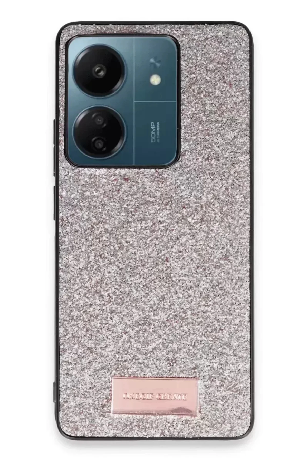 Onegif Xiaomi Redmi 13c Bright Simli Kapak - Gold