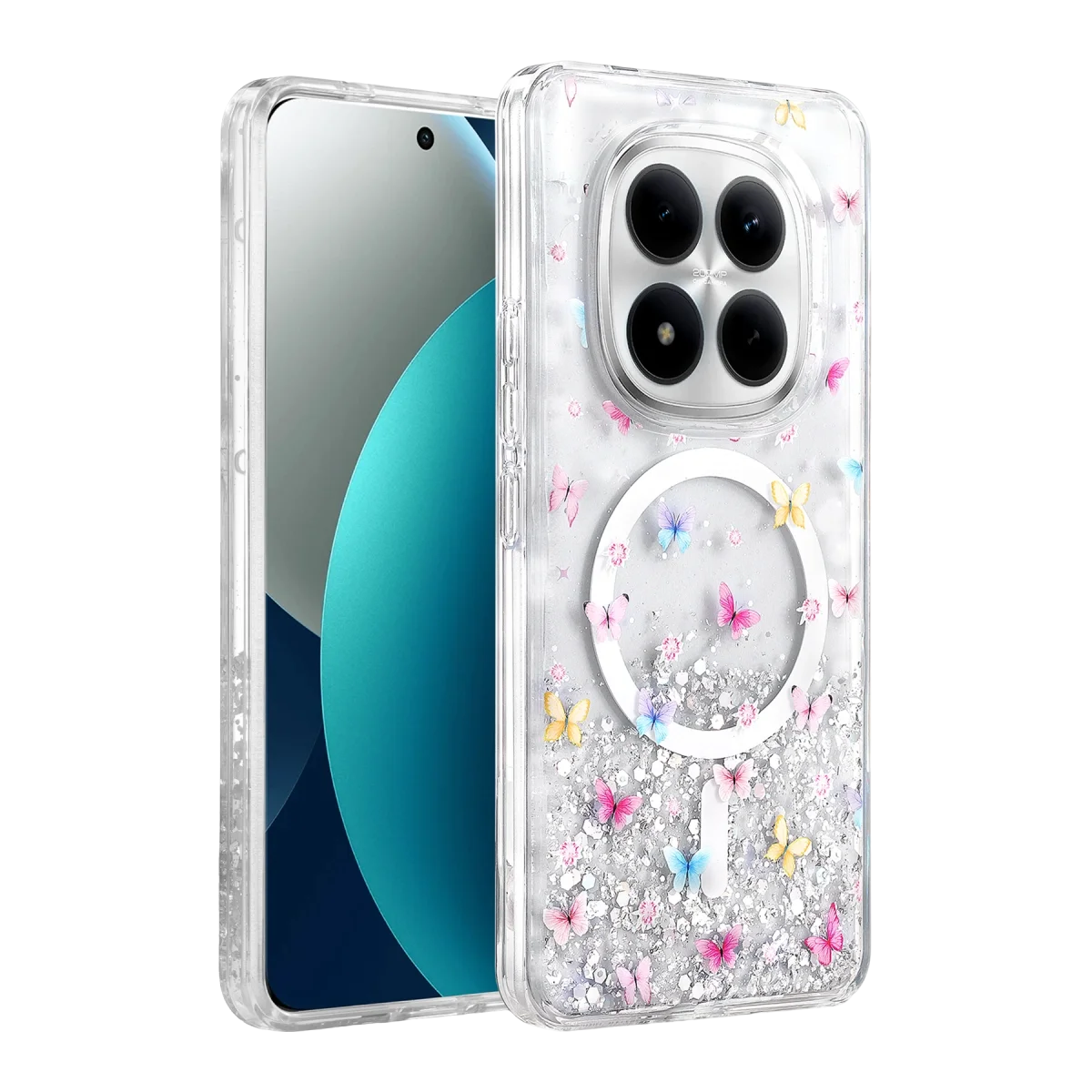 Onegif Xiaomi Redmi Note 15 Pro 5g Misk Simli Magsafe Kapak - Desen 4