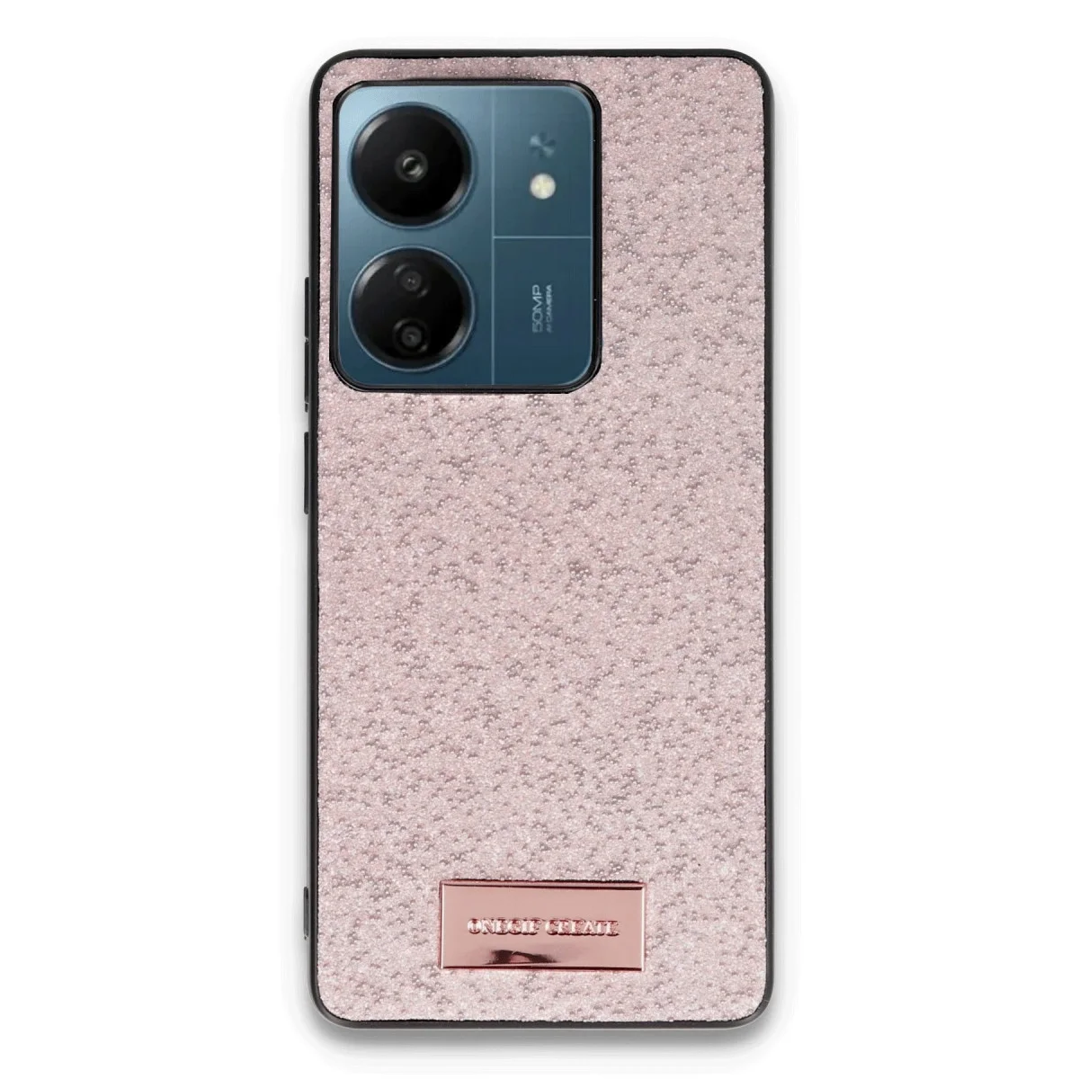 Onegif Xiaomi Redmi 13c Bright Simli Kapak - Pembe Onegif Xiaomi Redmi 13c Bright Simli Kapak - Pembe