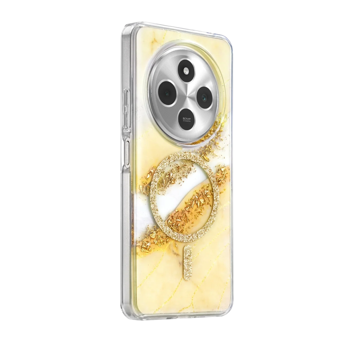 Onegif Xiaomi Redmi 14c Lotus Simli Magsafe Kapak - Gümüş Fiyatı, Yorumları ve Özellikleri