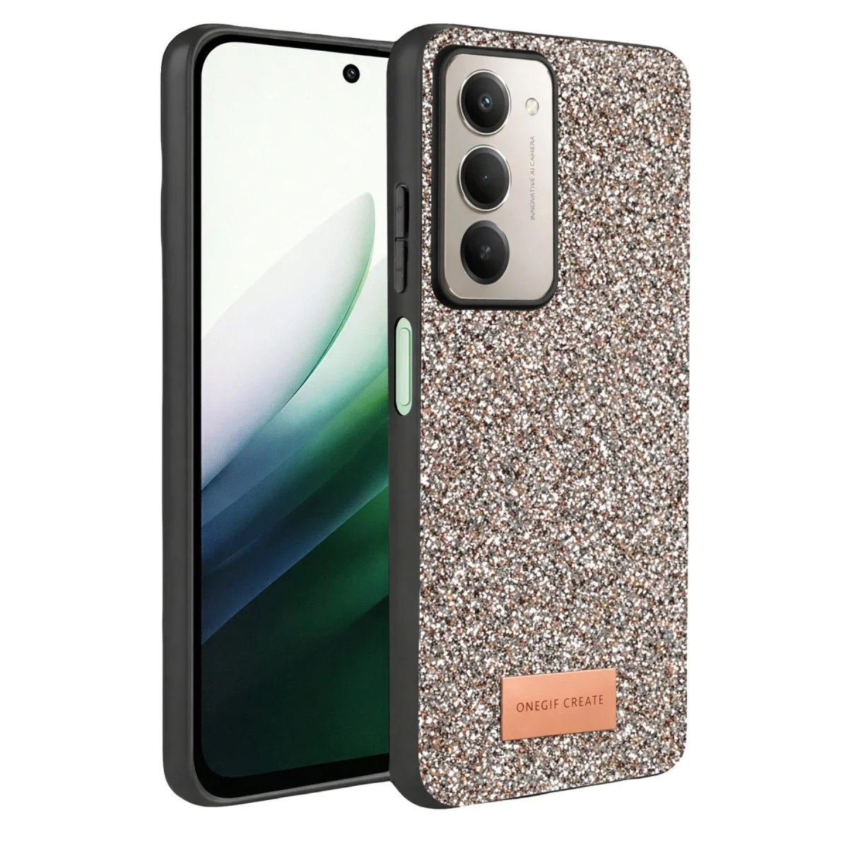 Onegif Xiaomi Redmi 15 4g Bright Simli Kapak - Gümüş Fiyatı, Yorumları ve Özellikleri
